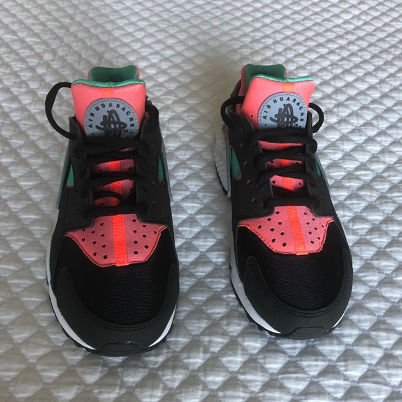 huaraches rainbow neon